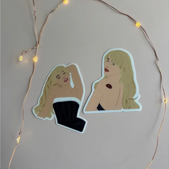 Waterproof Sticker Sabrina Inspired Sticker Duo | Matte - Picture 3 of 4